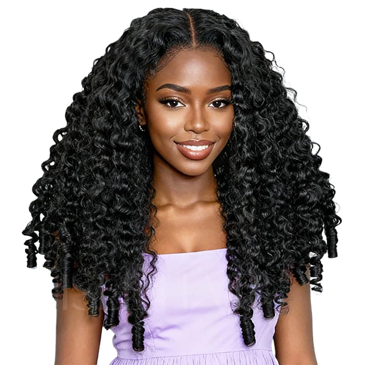 Parrucca lace front in capelli umani kinky curly birmani_voghion.com