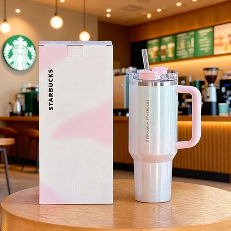 New Starbucks x Stanley 2025 China Anniversary Romantic Ocean 40oz