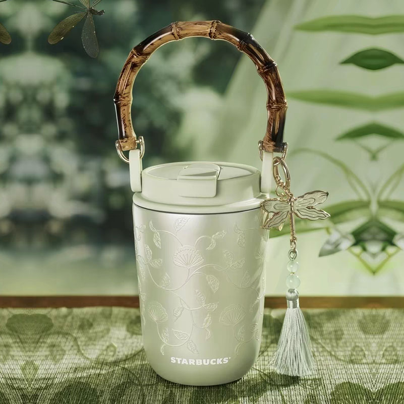 New Starbucks China 2026 Spring 13oz Stainless Steel Tumbler with