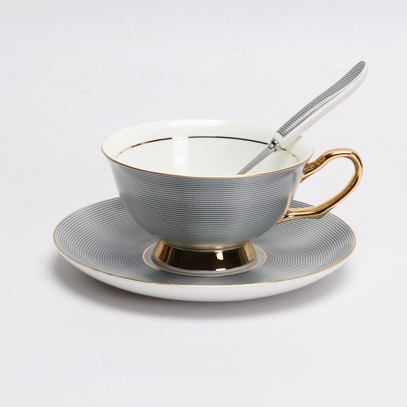 High-end Bone China Coffee Cups And Saucers Are Light Luxury_voghion.com