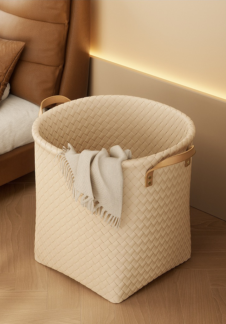 Panier à linge pour salle de bain corbeille de rangement design_voghion.com