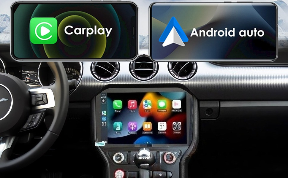 with Android Auto & CarPlay