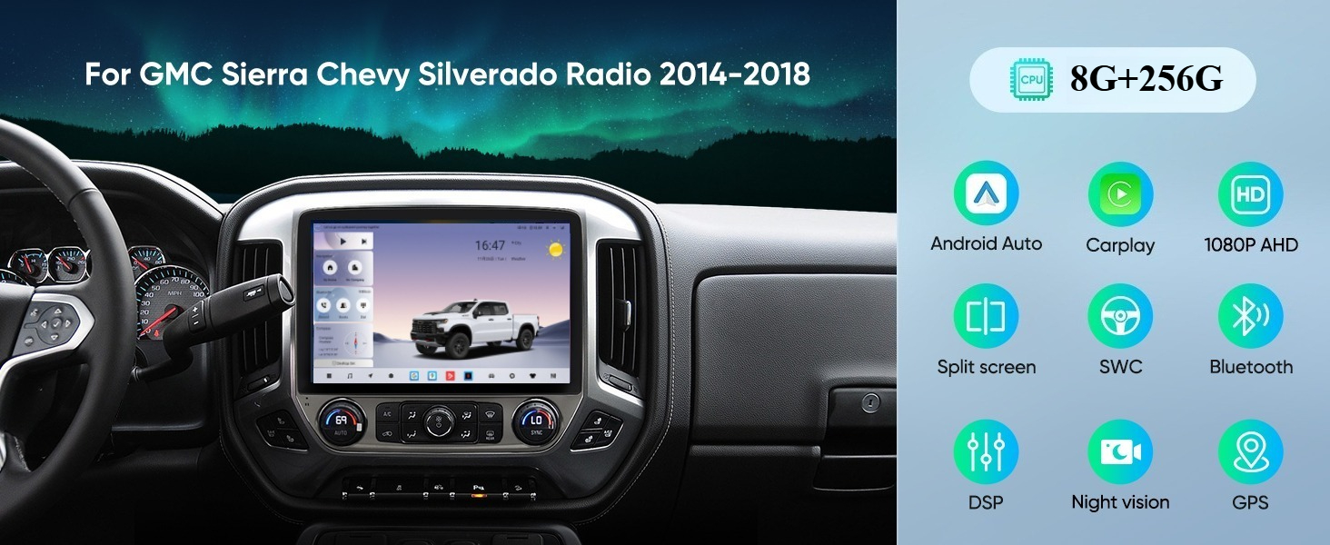 2015 chevy silverado 1500 touch screen radio