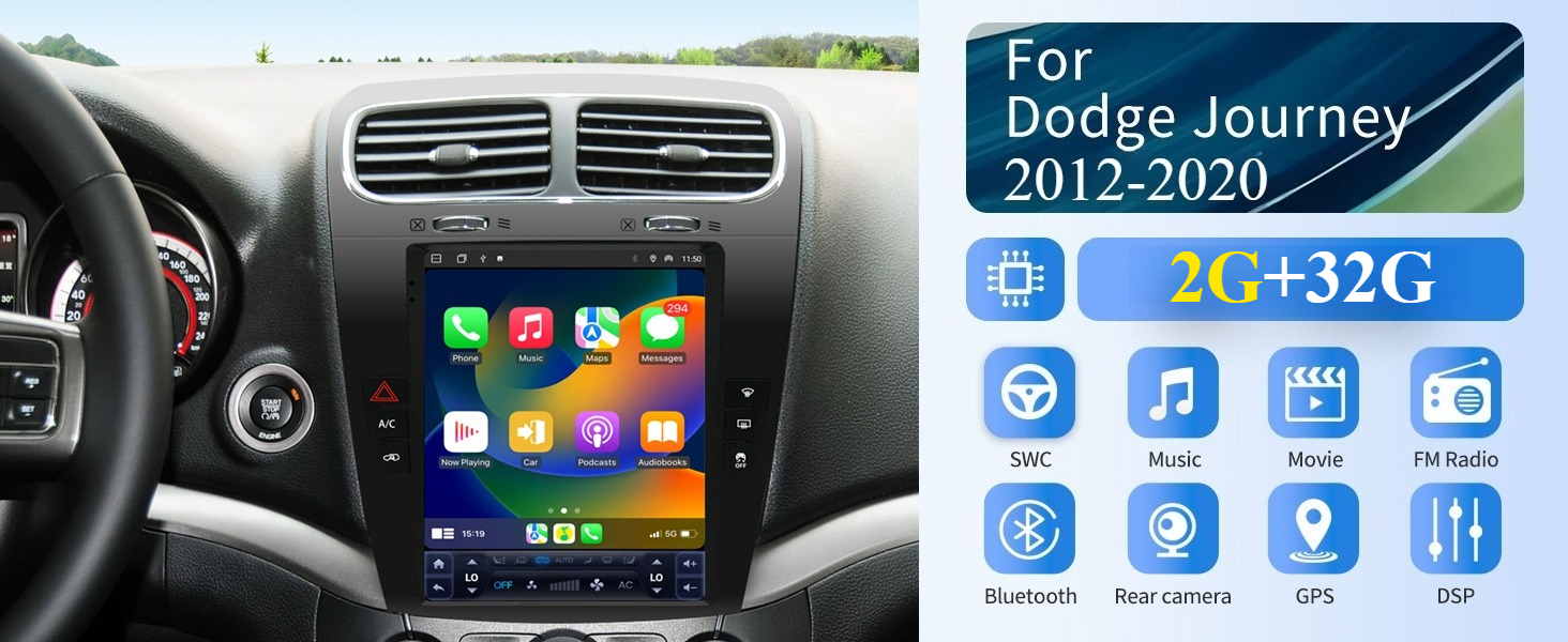 2011-2019 dodge journey radio