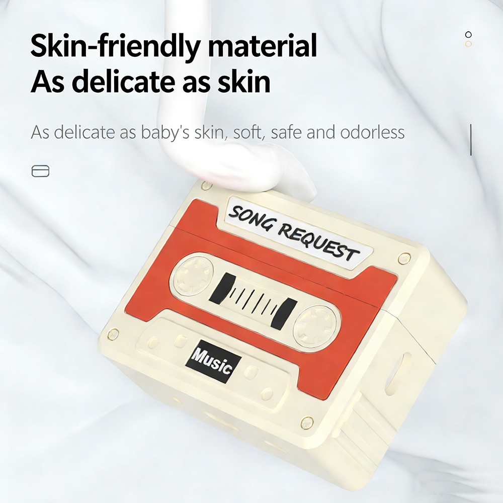 Retro Cassette Silicone Protective Case For Apple Airpods Pro_voghion.com