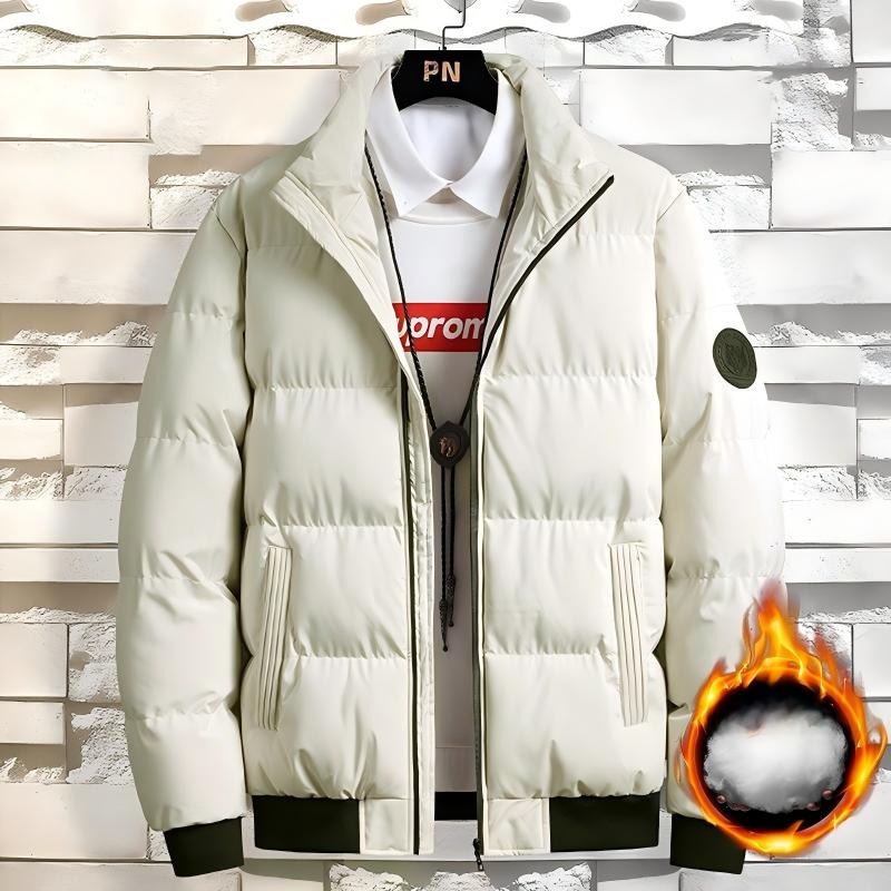 Padded Clothes Men's Autumn And Winter New Korean Version Thickened Cotton Clothes, Youth Trendy Brand Handsome Sports Warm Jacket Men's Bread Clothes_voghion.com