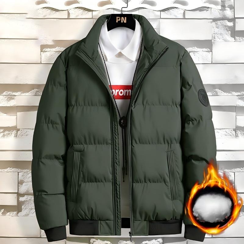 Padded Clothes Men's Autumn And Winter New Korean Version Thickened Cotton Clothes, Youth Trendy Brand Handsome Sports Warm Jacket Men's Bread Clothes_voghion.com