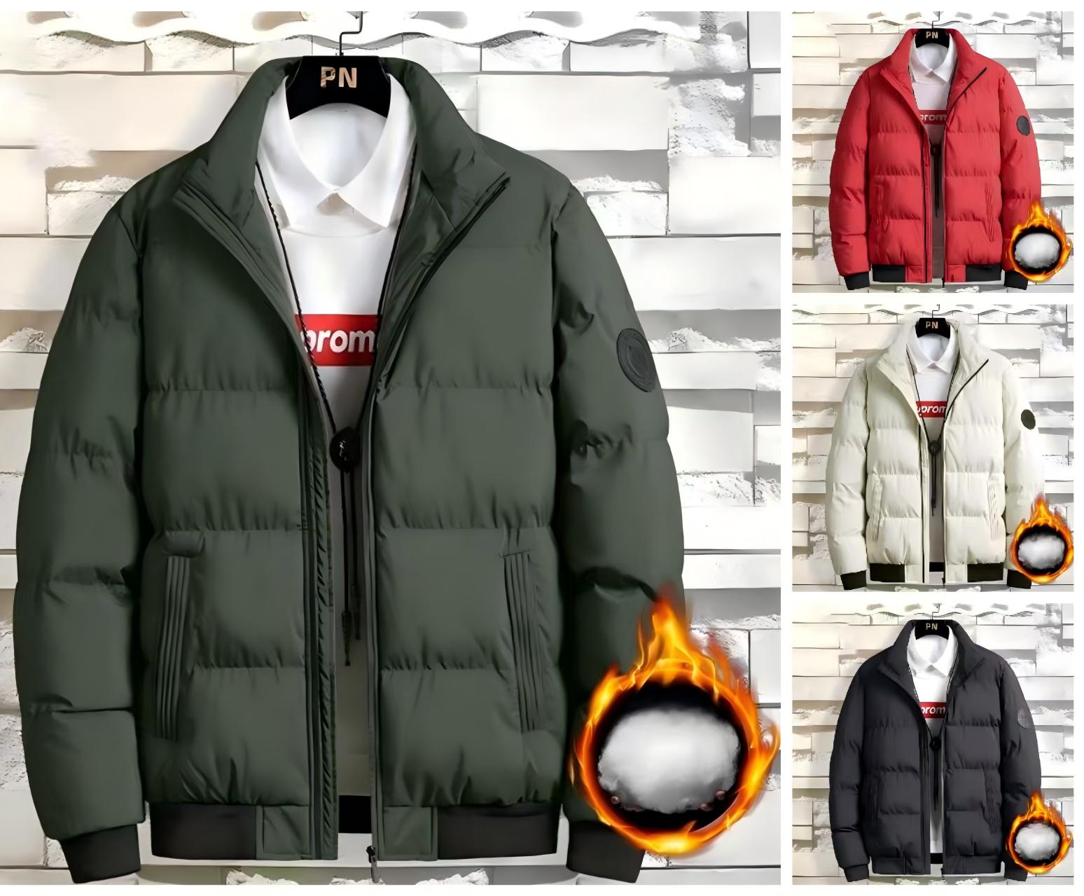 Men's Winter Puffer Jacket Warm Thickened Bread Coat For Autumn_voghion.com