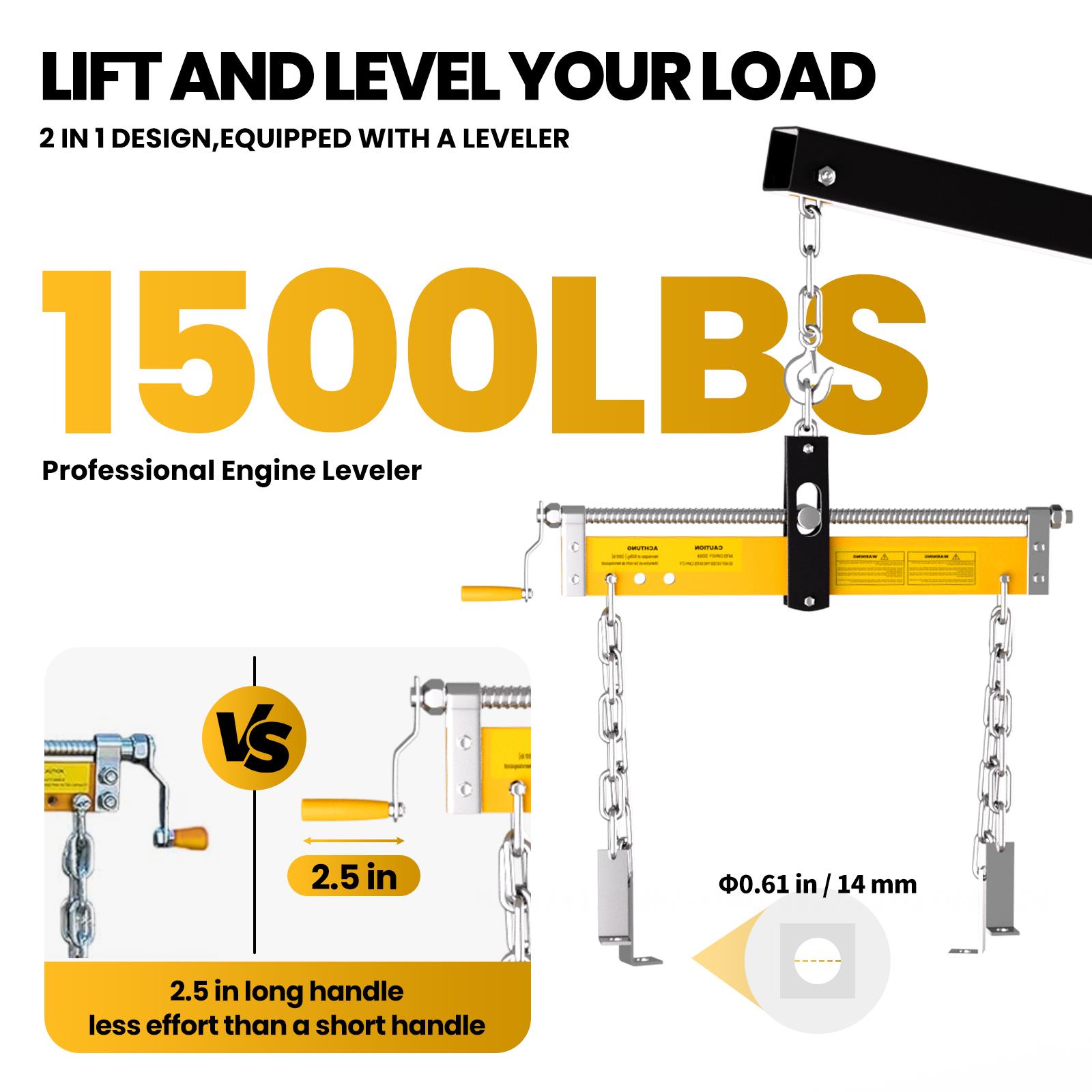 2T Yellow Crane Engine Leveler