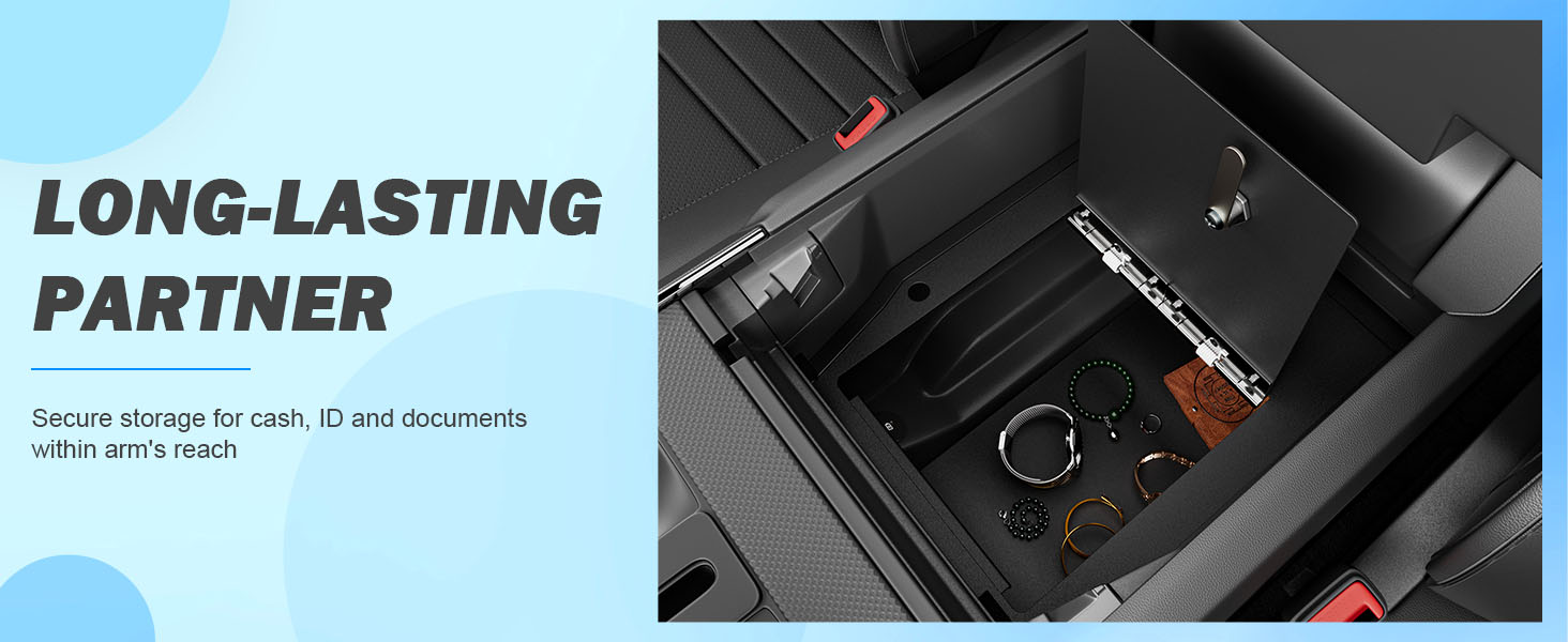 F-150 2024-2026 Console Vault® In-Vehicle Safe For Use With Captains Chairs P2841993038