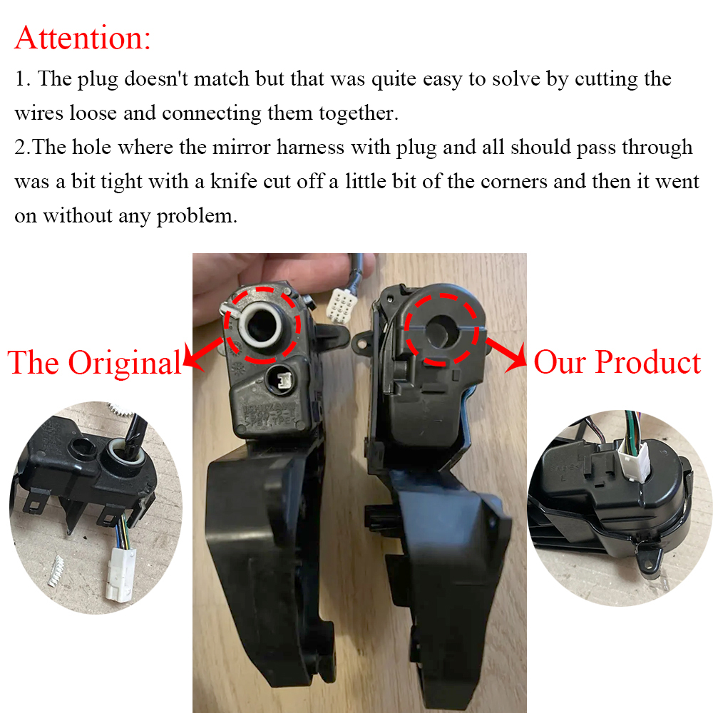 Left Drive Rearview Mirror Folding Motor Power Fold Actuator For
