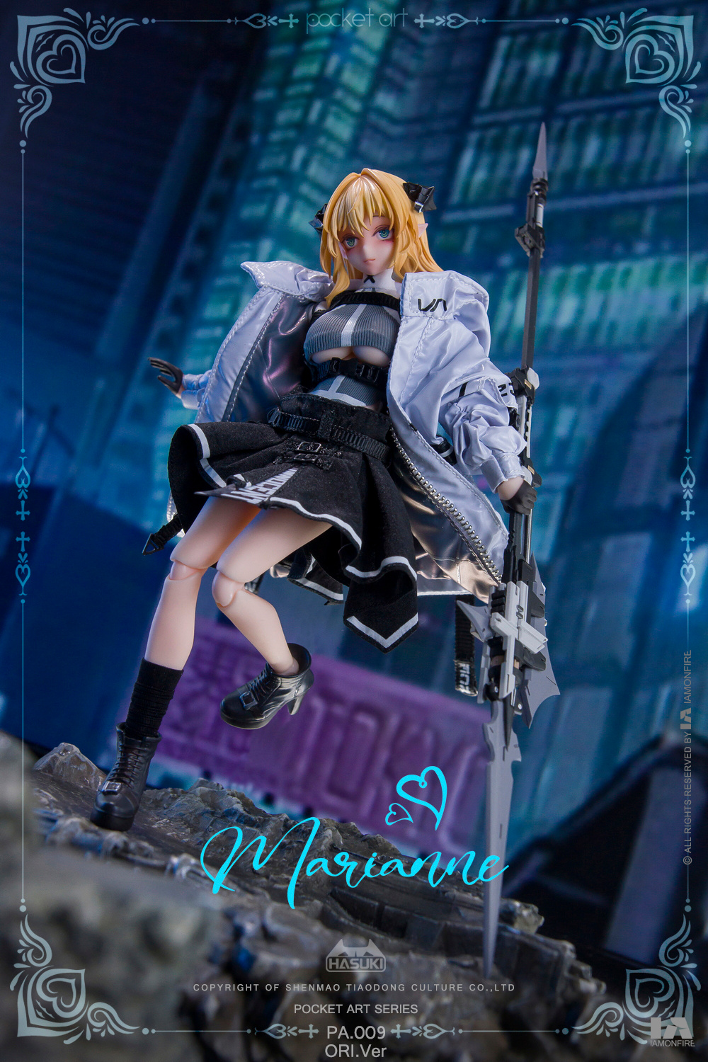 【未開封品】HASUKI PA.009 マリアンヌ 1/12スケールフィギュア Hasuki Marianu PA009 ORI.Ver WF2025 Limited Edition 1/12 Action