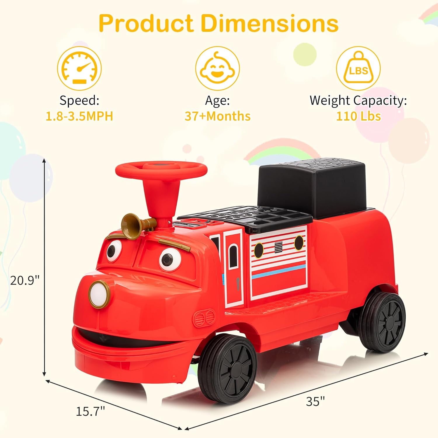 Electric Kids Ride On Train Image 3