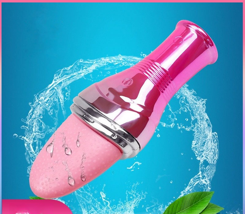 Giocattolo per flirt femminile, lingua artificiale morbida ricaricabile, massaggiatore per cunnilingus_voghion.com