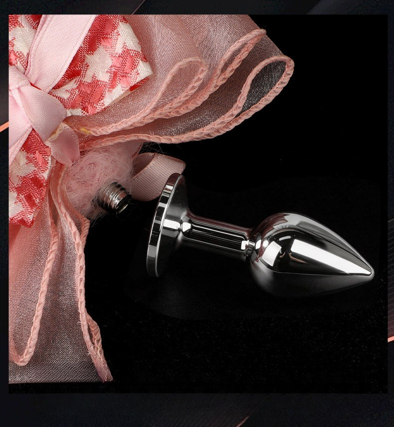 Set Of Anal Plugs With Removable Tail For Backyard Play_voghion.com