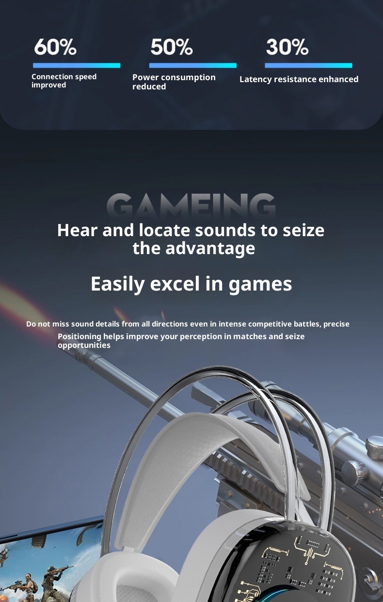 Casque gaming G92 Collab – Transparent et lumineux, filaire 7.1 circum-aural avec télécommande et micro intégrés au câble_voghion.com