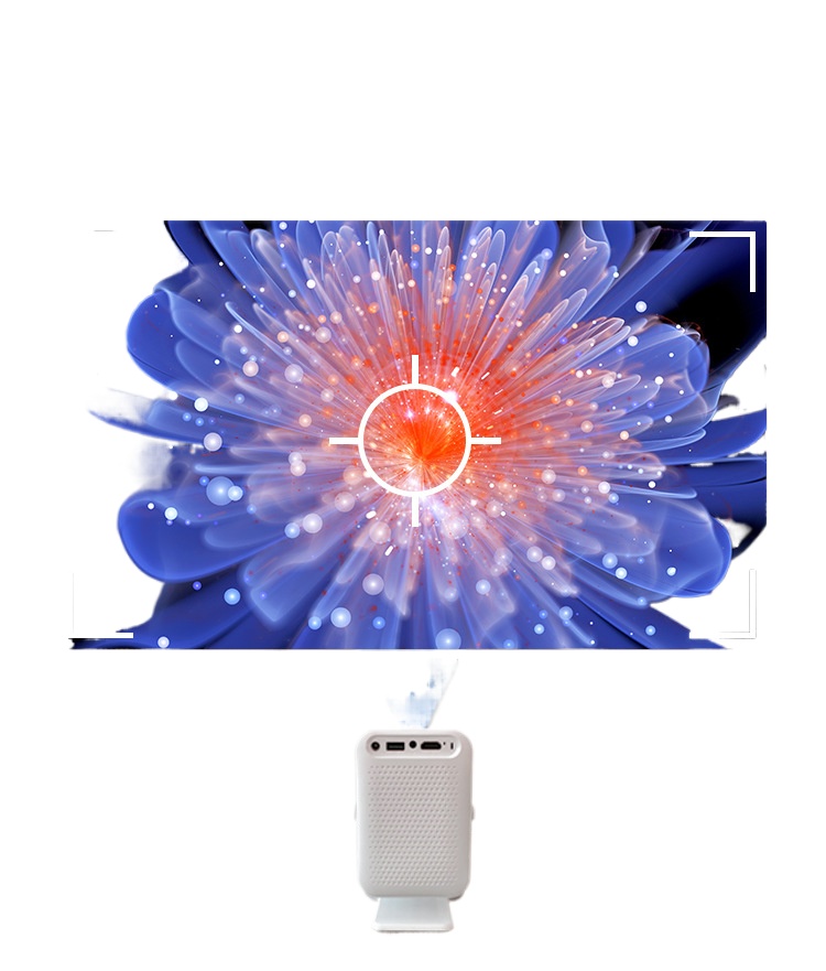 Comes With Gimbal High Definition Projector Brushstroke Smart Projector 4k Mini Portable Projector 2025 New_voghion.com