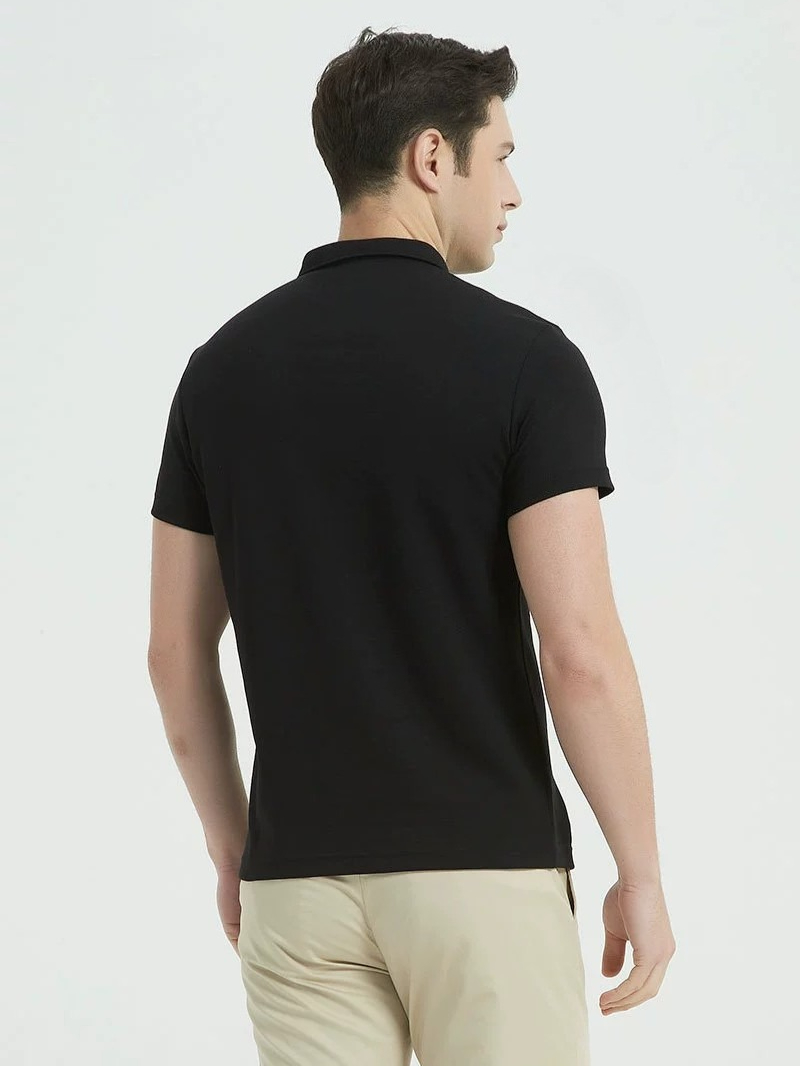 K Polo Shirt, Men's T-shirt, Short Sleeved Shirt, Lapel Business Polo Shirt_viptrois.com