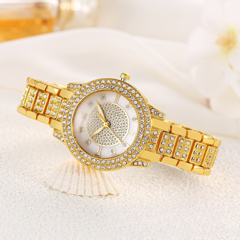 Mode Zakelijk Luxe Dames Quartz Horloge Mechanisch Horloge Nieuw Dames Gypsy Strass Dameshorloge Cornucopia Diamanten Armband Dameshorloge_voghion.com