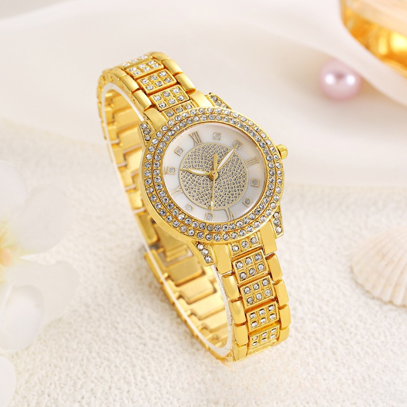Mode Zakelijk Luxe Dames Quartz Horloge Mechanisch Horloge Nieuw Dames Gypsy Strass Dameshorloge Cornucopia Diamanten Armband Dameshorloge_voghion.com
