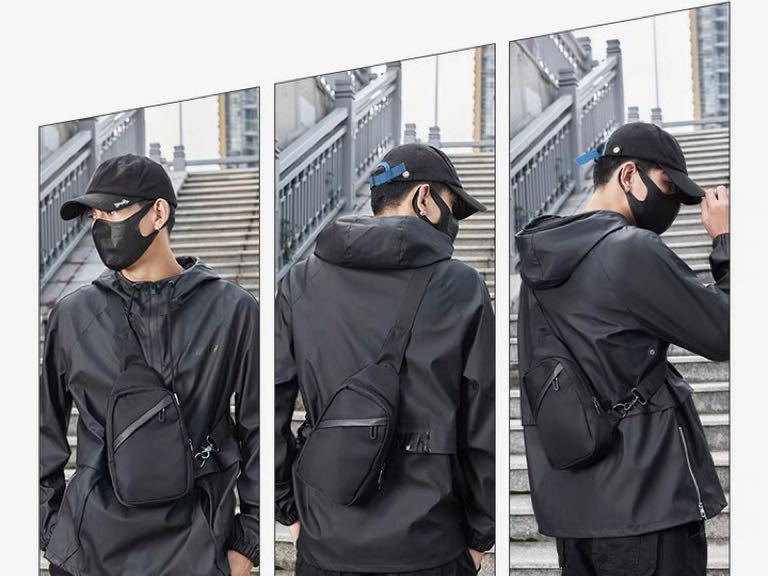 Neuer schräger Spannweiten-Multifunktions-kleiner Rucksack für Herren mit einer Schulter, trendige Brusttasche, lässig, vielseitig, modisch, trendig für Herren_voghion.com