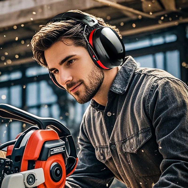 Protection Earmuffs, Shooting Ear Protection, NRR 33dB Noise Reduction Hearing Protection For Gun Range Shooters Mowing Construction Work_voghion.com