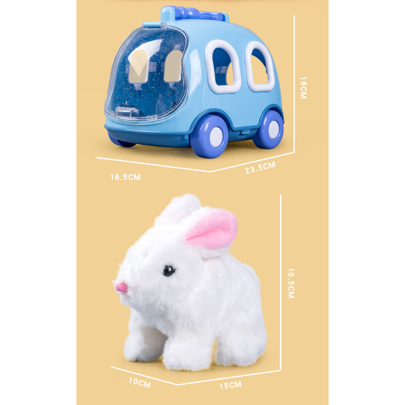 girls Toy Gifts Children's Play House Simulation Plush Puppy West Highland Electric Cute Dog Can Walk And Call_voghion.com