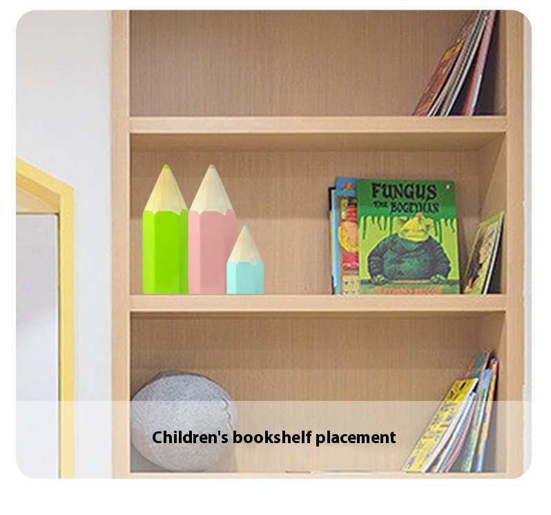 Creative Pencil-Shaped Resin Decor - Whimsical Kids Room Accent & Home Decoration_voghion.com