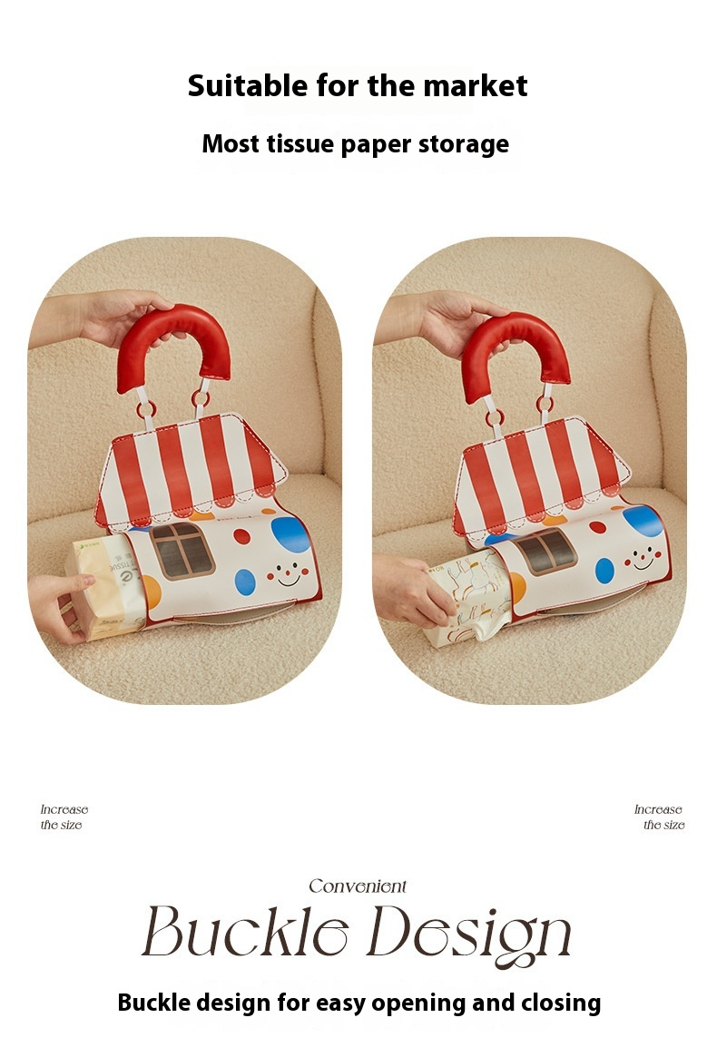 Cute Animal Wall-Mounted Tissue Holder - Waterproof Bathroom & Car Multi-Use | Soft TPU Dispenser With Adhesive Hooks, Fits Standard Rolls | Bath, Kit_voghion.com