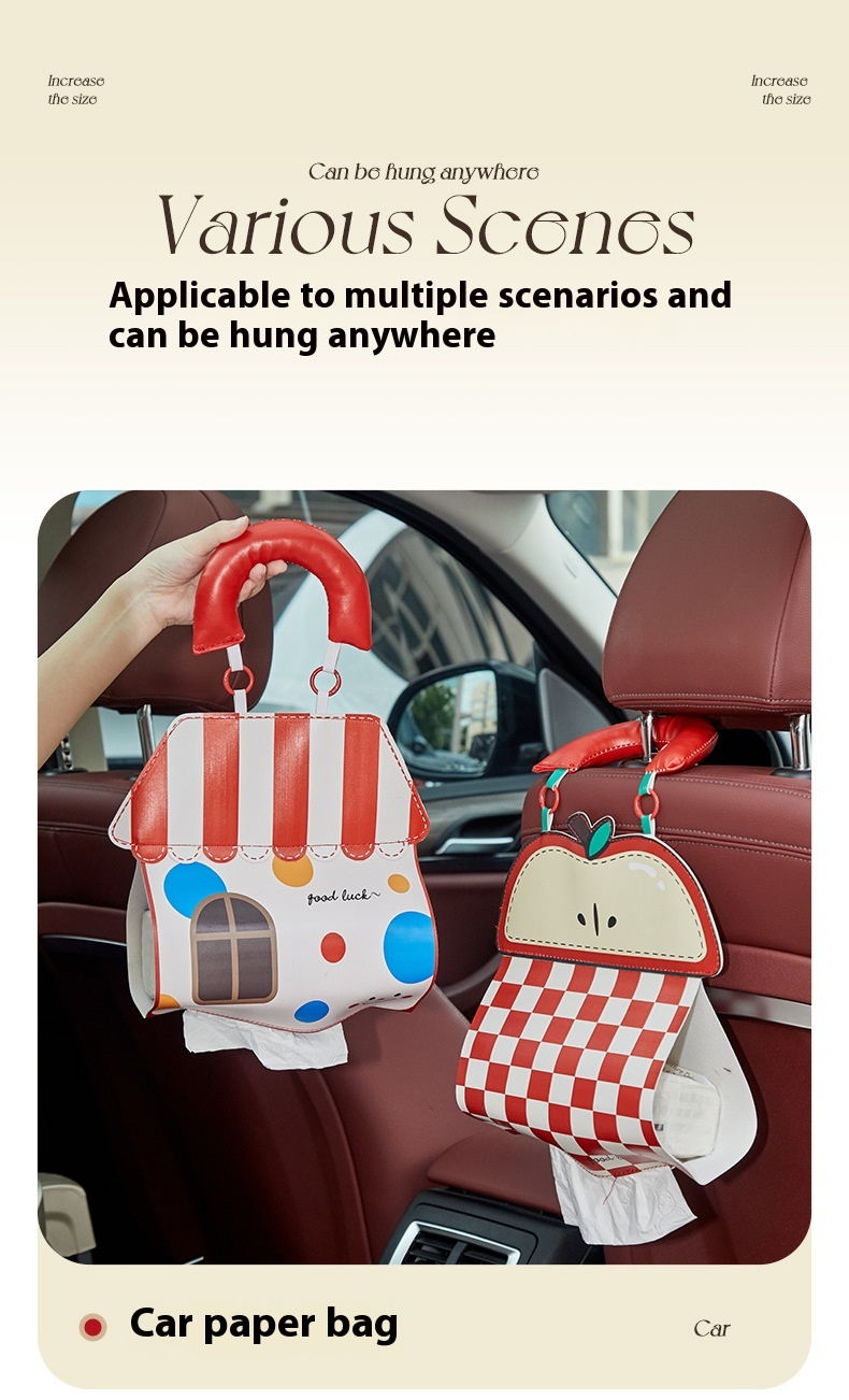 Cute Animal Wall-Mounted Tissue Holder - Waterproof Bathroom & Car Multi-Use | Soft TPU Dispenser With Adhesive Hooks, Fits Standard Rolls | Bath, Kit_voghion.com