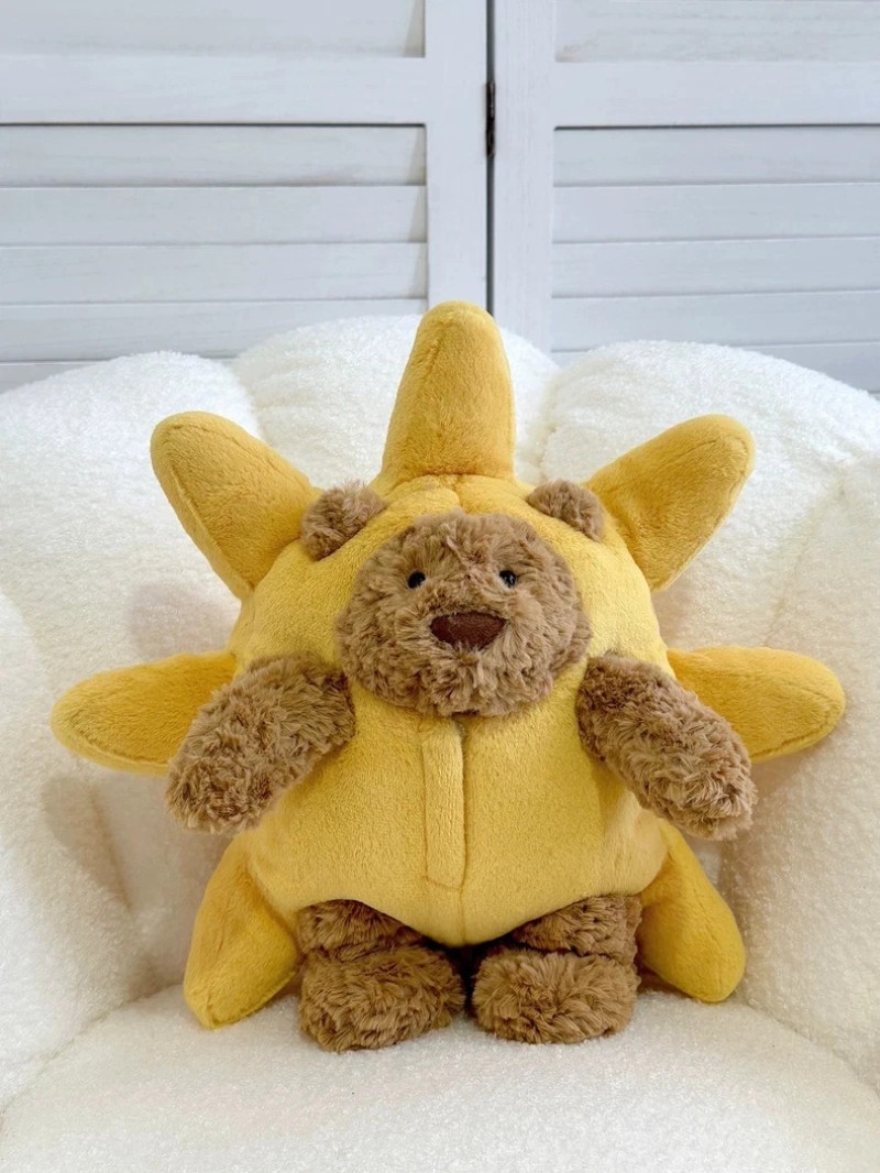JELLYCAT CHINA EXCLUSIVE COLLECTIBLE BARTHOLOMEW BEAR SUN OUTFIT