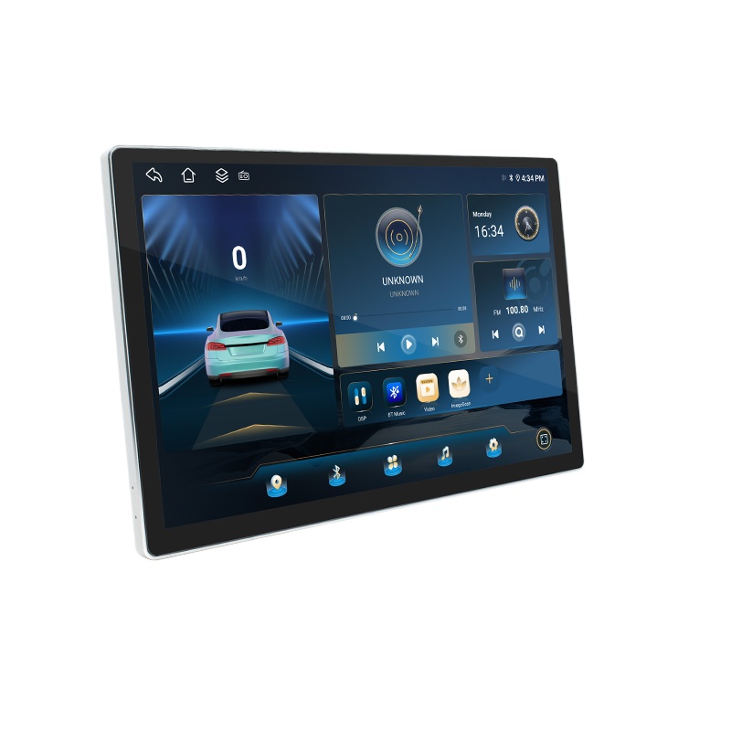 13,3-calowy uniwersalny samochodowy system nawigacji GPS – 4G Android 8-rdzeniowy, bezprzewodowy, dotykowy ekran CarPlay/Android Auto, jednostka główna z dzielonym ekranem_voghion.com