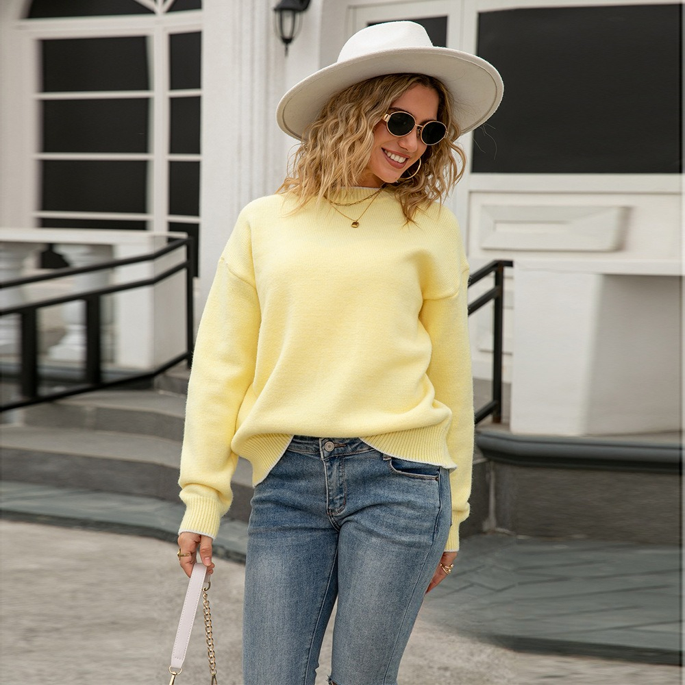 Women"s 2025 New Back Bow Tie Sexy Leaking Back Knitted Sweater_voghion.com