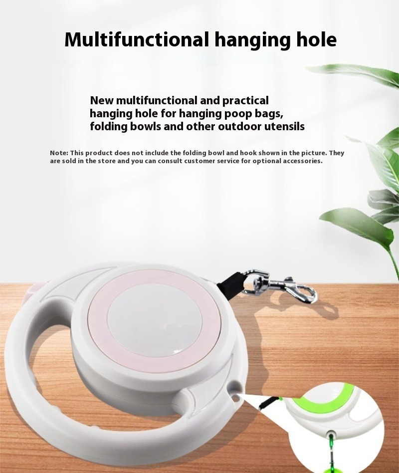 Best-selling Pet Stretchable Leash Automatic Dog Leash Portable Walking Leash Dog Chain Stock DoffyPet_voghion.com