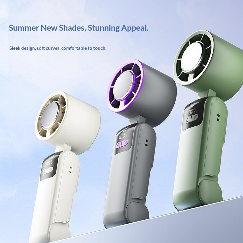 AgileLife's nieuwe draagbare koelventilator met 199 snelheden, opvouwbare turbine, mini-halfgeleider ijscompressor, kleine ventilator_voghion.com