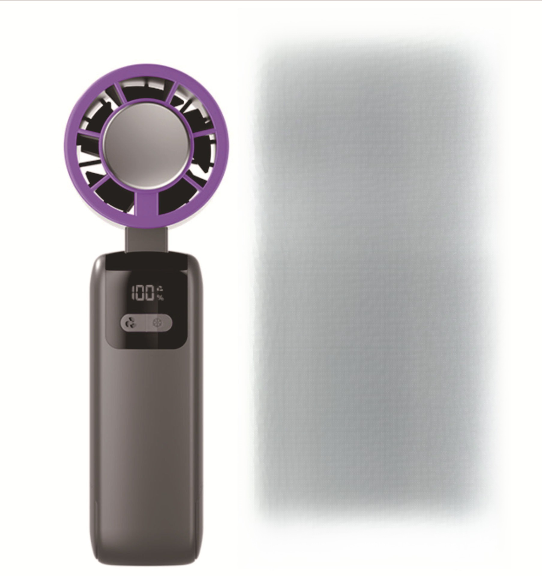 AgileLife's nieuwe draagbare koelventilator met 199 snelheden, opvouwbare turbine, mini-halfgeleider ijscompressor, kleine ventilator_voghion.com
