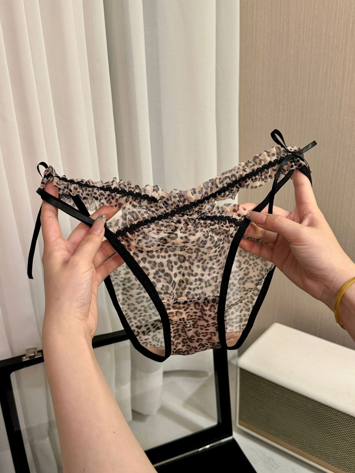 Luipaardprintmeisje ~ 2025 Nieuwe sexy kanten slipjes met puur verlangen om uit te hollen Royal Sister Low-rise meisjesslipjes_voghion.com