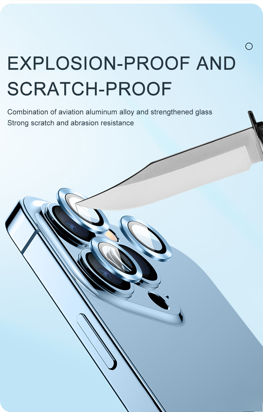 Kameraschutzglas mit Metallring für iPhone 11, 12, 13, 14 Pro Max (Vollbild) und iPhone 14 Plus, 12, 13 Mini_voghion.com