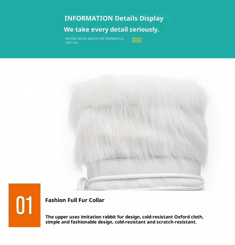 NOKOMETA 2025 Winter European And American Fashion Space Boots Hairy Moon Shoes Snow Boots Women's Velvet Women_voghion.com