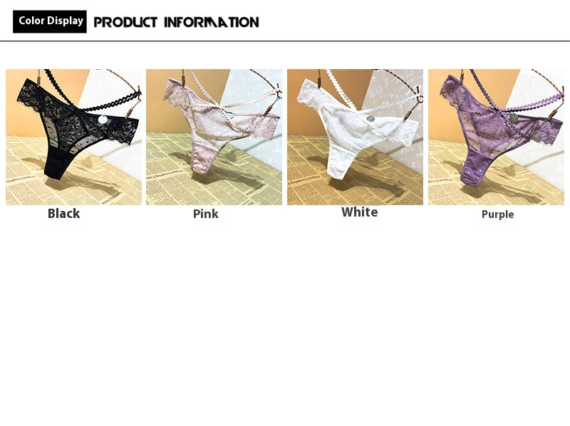 KSS SECRET Seductive Lift Lace Thong 4-Pack: Slip invisibili con incrocio sulla schiena per una silhouette perfetta_voghion.com