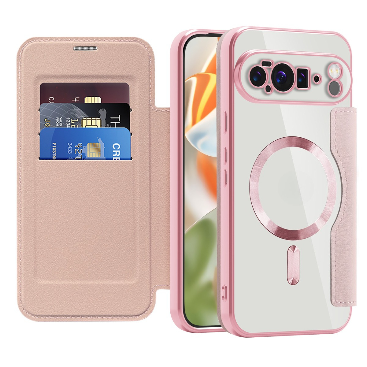 Magnetische Leder Handyhülle Für Pixel Pro Xl Und Pixel Modelle_voghion.com