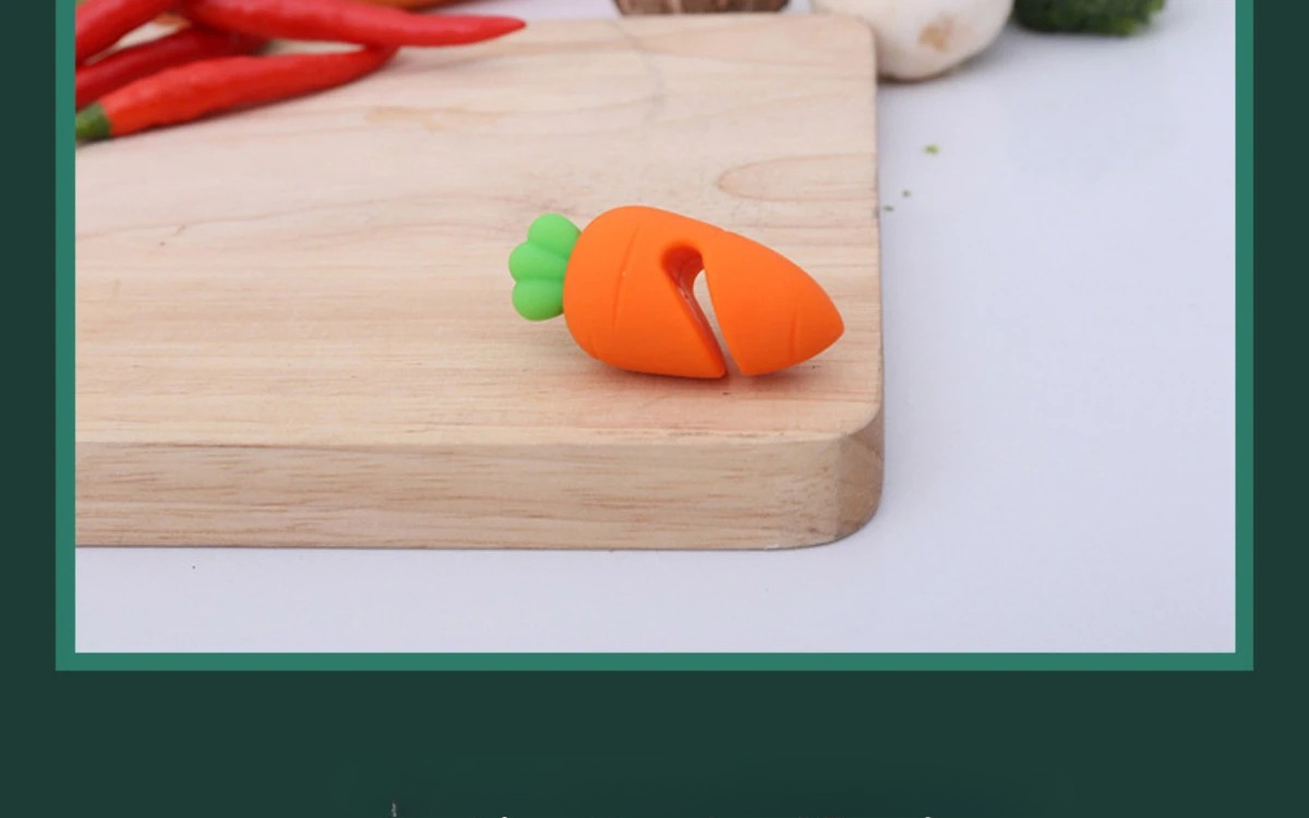 Silicone Carrot Pot Lid Lifting Anti Overflow Device, Practical Kitchen Tool_voghion.com