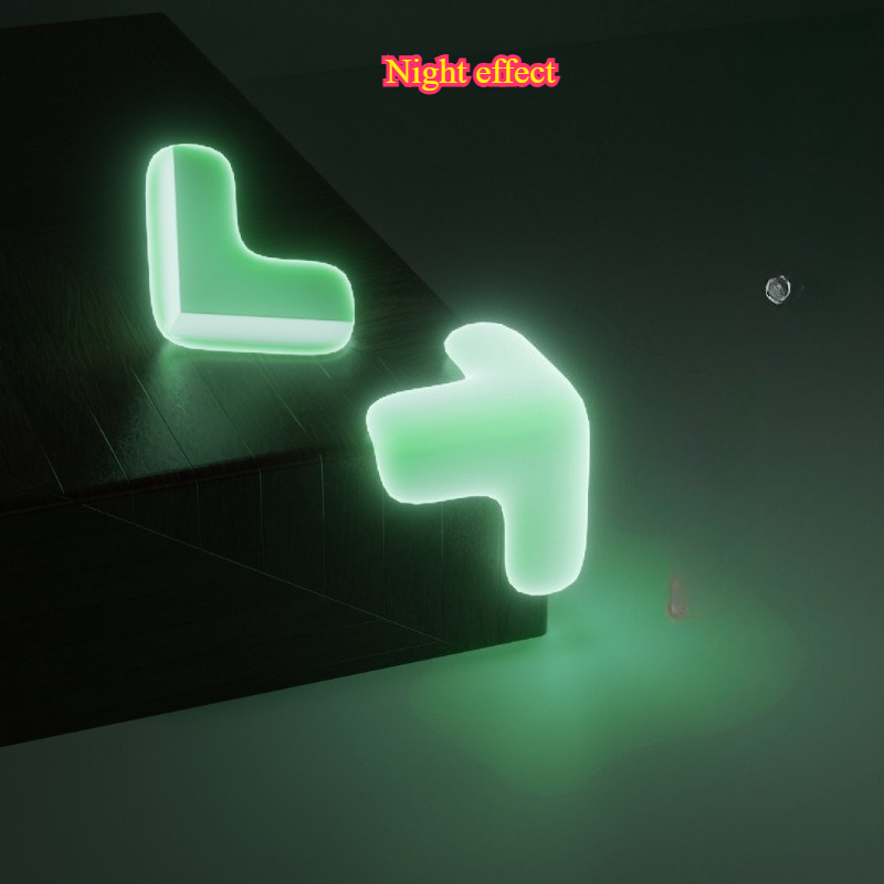 10 Pieces Of Transparent Anti-collision Corner Furniture Seam Stickers With Silicone Protective Film_voghion.com