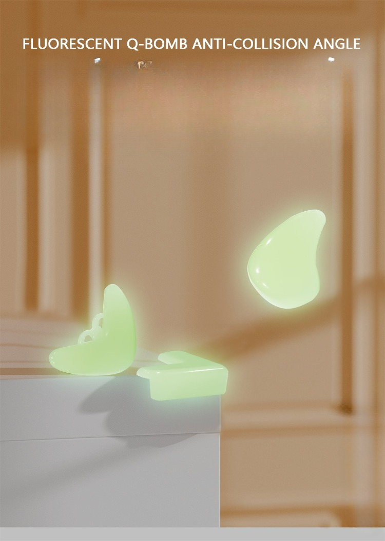 10 Pieces Of Transparent Anti-collision Corner Furniture Seam Stickers With Silicone Protective Film_voghion.com