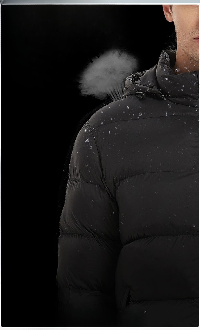 New Cotton-padded Men's Winter Thermal Clothing Cotton-padded Jacket Men's Clothing Removable Hooded Jacket_voghion.com