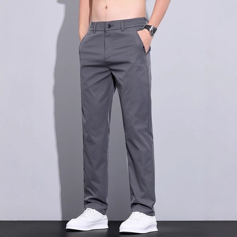 Men's Spring And Autumn New Casual Pants Straight Business Men's Casual Pants_viptrois.com