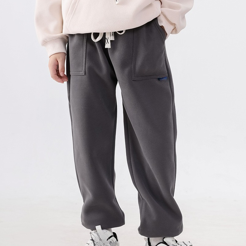 Casual Joggers For Boys And Girls Kids Loose Winter Sportswear_voghion.com
