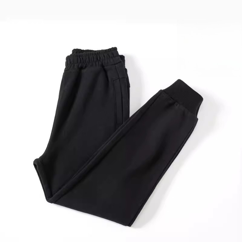 Pantaloni della tuta in cotone sano per bambini, primavera e autunno, pantaloni casual, per bambini di taglia media e grande_voghion.com