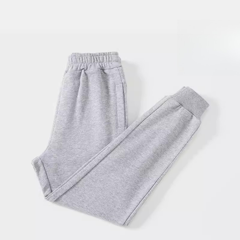 Pantaloni della tuta in cotone sano per bambini, primavera e autunno, pantaloni casual, per bambini di taglia media e grande_voghion.com