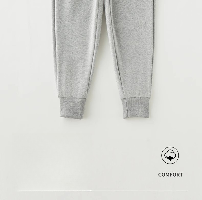 Pantaloni della tuta in cotone sano per bambini, primavera e autunno, pantaloni casual, per bambini di taglia media e grande_voghion.com